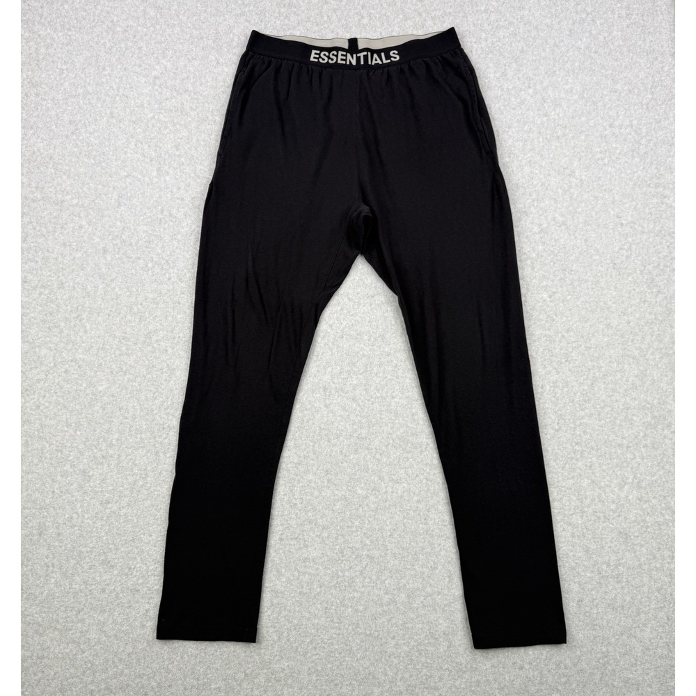 Fear Of God Essentials Sweatpants Mens Medium‎ Black Base Layer Leggings Active